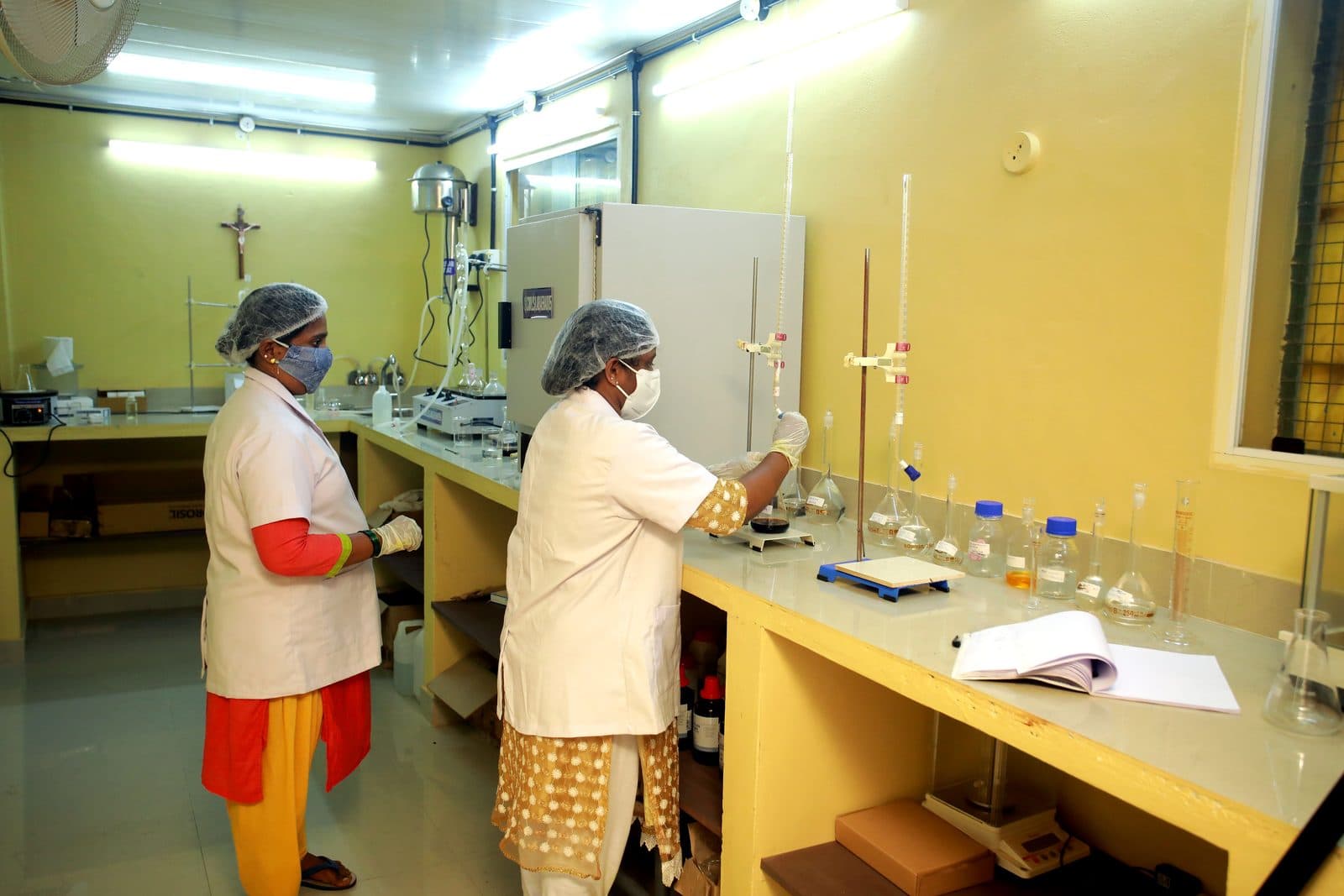 The mill's own laboratory