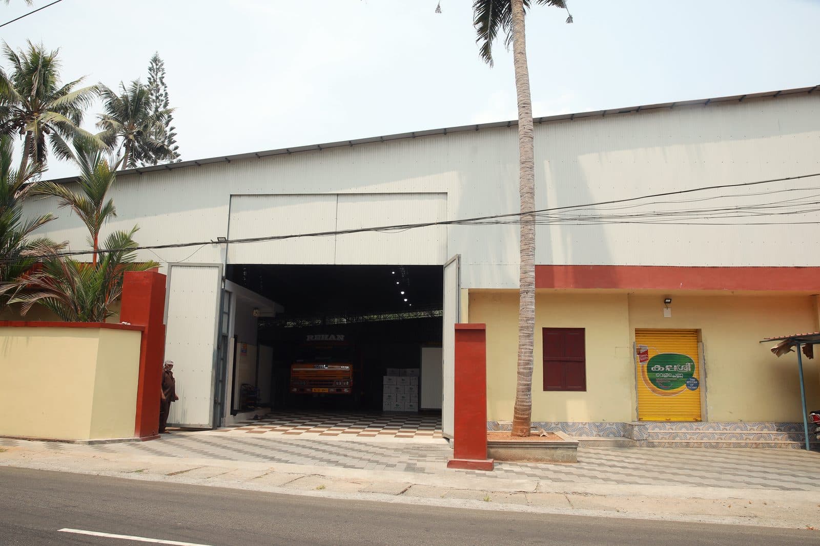 Finished stock at the loading bay, on its way across India and beyond.